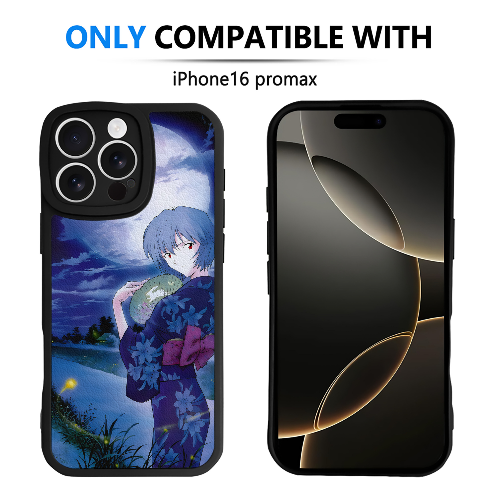 （画像用） EVA 新世紀エヴァンゲリオン 【iPhone 16シリーズ対応】シリコンスマホケース（レザー調） 材質：シリコン
